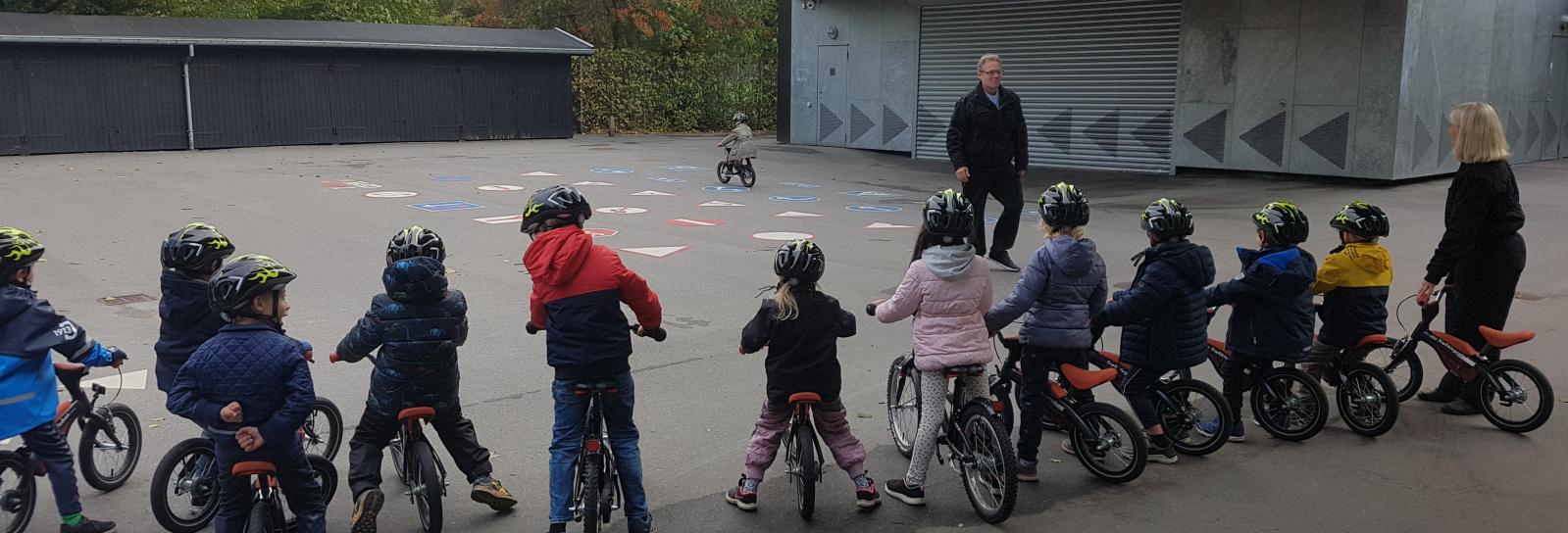 Helt klar til cykellege!