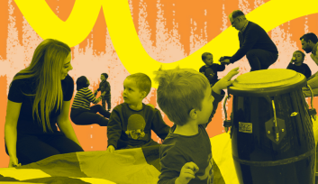 børn der spiller musik